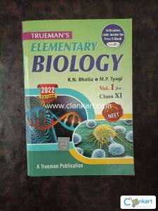 TRUEMAN'S ELEMENTARY BIOLOGY vol.1 for (XI) standard