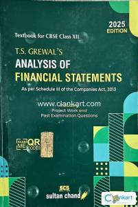 T.S.GREWAL'S ANALYSIS OF FINANCIAL STATEMENTS