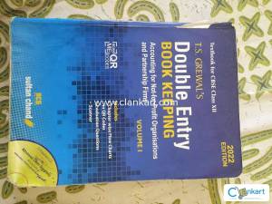 T.S.GREWAL DOUBLE ENTRY BOOK KEEPING VOL.1 CLASS 12