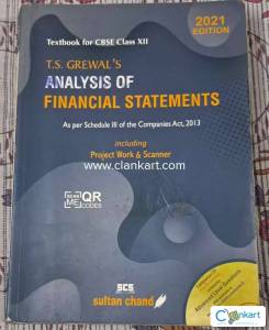 TS GREWAL'S ANALYSIS OF FINANCIAL STATEMENTS CLASS 12