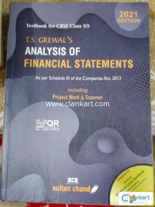 T.S. GREWAL'S ANALYSIS OF FINANCIAL STATEMENTS FOR CLASS 12