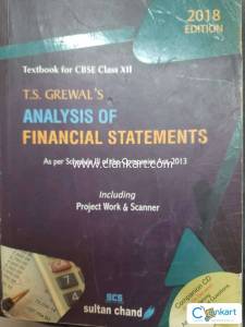 TS GREWAL ACCOUNTANCY ANALYSIS OF FINANCIAL STATEMENTS CLASS 12