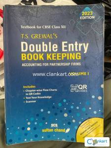 TS GREWAL CLASS 12 Volume 1 DOUBLE ENTRY BOOK KEEPING