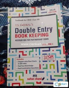 TS GREWAL DOUBLE ENTRY BOOK KEEPING VOLUME 1 CLASS 12 2024 EDITION