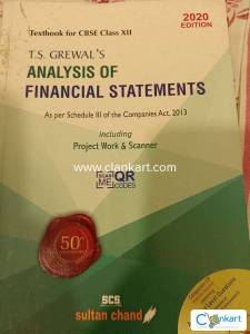 TS Grewal's Analysis of Financial Statements class 12