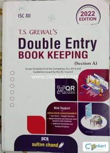 TS Grewal's Double Entry Book Keeping For Class 12 (Section A)