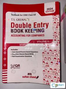 T.S. Grewal Double entry book keeping volume 2, grade 12