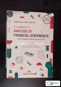 T.S Grewal accountancy financial statements class 12