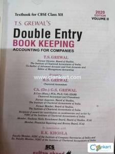 TS Grewal double entry bookkeeping aur class 12