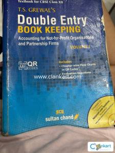 TS Grewal double entry bookkeeping class 12th