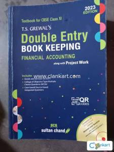 TS Grewal financial accounting class 11 2023 edition