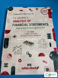 T.S. Grewals Analysis of Financial Statements class 12