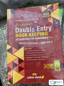 T.S grewal's double entry book keeping accounting vol 2 for 12th