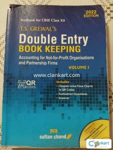 T.S. grewal class 12 double entry book keeping volume 1