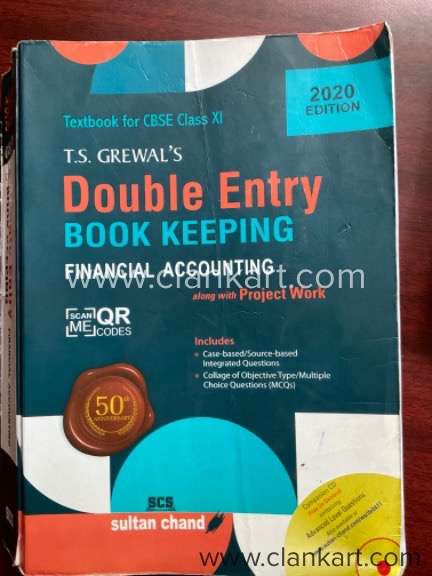 T S GREWALS DOUBLE ENTRY BOOK KEEPING FINANCIAL ACCOUNTING CLASS 11