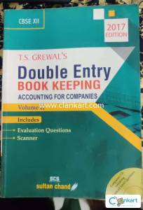 T. S. Grewal's Double Entry Book Keeping Accounting For Companies