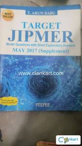 Target Jipmer Pgmee May 2017 supplement