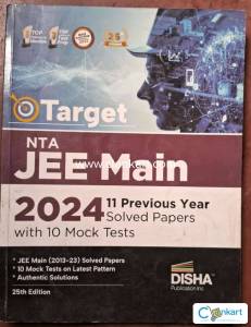 Target NTA JEE mains 11 previous year solved paper with mock tests