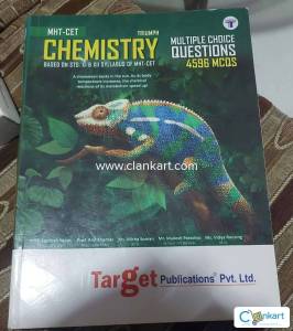 Target Publications Chemistry for MHT CET