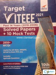 Target VITEEE 2021 - Past 14 Years (2019 - 2006) Solved Papers