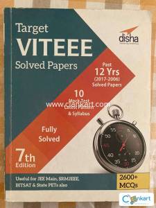 Target VITEEE Solved Papers (Past 12 years)
