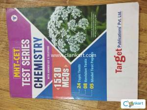 Target publication Mhtcet chemistry chap wise test series