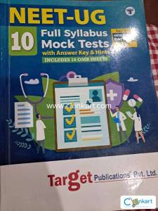 Target publication full syllabus 10 mock test NEET