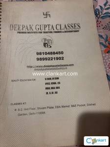 Taxation , finance and accountancy book material (CA Deepak gupta )