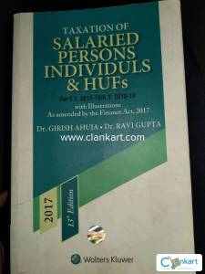 Taxation of Salaries Persons Individuals and HUF DR. Girish Ahuja