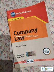 Taxmann's Company law by Anil kumar 2021 edition