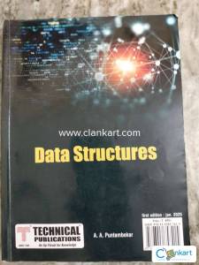Technical Publications Data structures book for BE / Btech