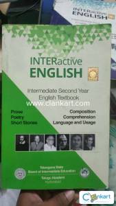 Telugu Akademi Intermediate Second year English Textbook