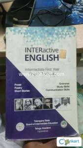 Telugu Akademi Intermediate first year English textbook