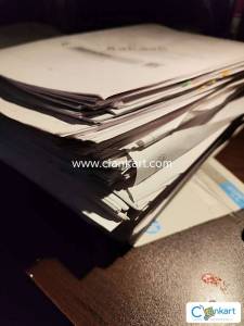 Test papers with OMR sheets