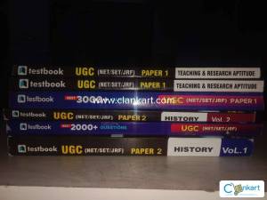 Testbook UGCNET History books paper 1 and 2 in English