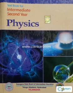 Text book for Intermediate second year physics
