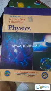 Text book for intermediate second year physics