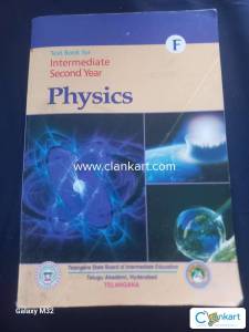 Text book for intermediate second year physics