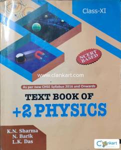 Text book of +2 physics