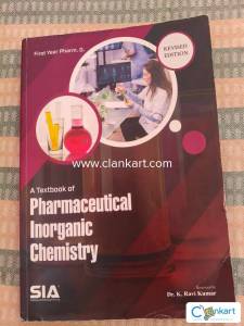 Text book of Pharmaceutical Inorganic Chemistry - 1st year