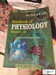 Text book of physiology volume 2 Dr .prof Ak Jain