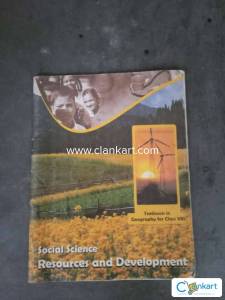 Textbook for geography class VIII