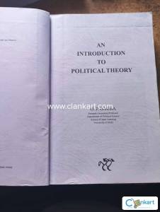 Textbook for political science first semester ug