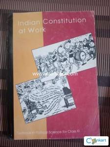 Textbook in political science for class 11