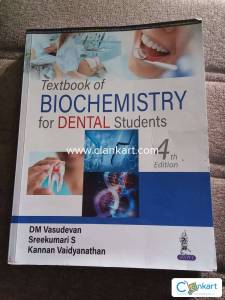 Textbook of BIOCHEMISTRY for Dental students