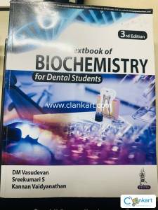 Textbook of Biochemistry for Dental Students