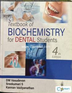 Textbook of Biochemistry for Dental Students