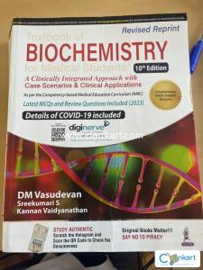 Textbook of Biochemistry for medical students