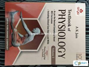 Textbook of Physiology by AK Jain volume 1 and 2