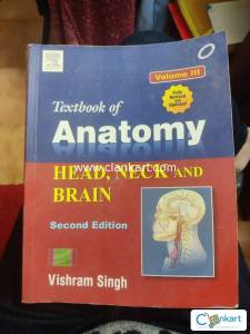 Textbook of anatomy head,neck and brain